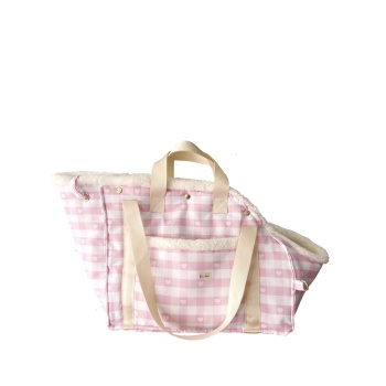 Pembe Pötikare Kalpli Pet Taşıma Çantası