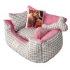 Petipufstore Dream Seri Gri-Pembe Kedi ve Köpek Yatağı