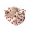 Petipufstore Special Seri Teddy Bear Desenli Kedi ve Köpek Yatağı
