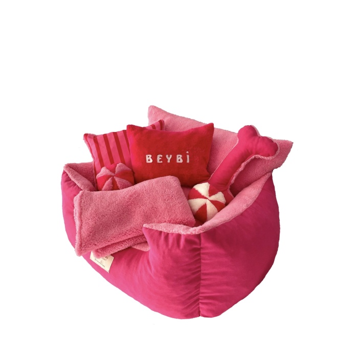 Petipuf Special Barbie Pembe Kedi ve Köpek Yatağı