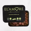 ELAMORE Kajulu | Metal Kare Kutu | Vegan Çikolata