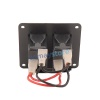 Goldsea Slim Model Switch Panel 1 Anahtar + Çiftli Usb 3.1A Soketli 12-24V 65x70mm