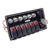 Goldsea Otomatik Sigortalı Marin Switch Panel Şarj + Voltmetreli Usb-C Soketli 12-24V