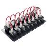 Goldsea Otomatik Sigortalı Marin Switch Panel 8 Anahtarlı 12-24V