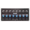 Goldsea Otomatik Sigortalı Marin Switch Panel 8 Anahtarlı 12-24V