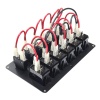 Goldsea Otomatik Sigortalı Marin Switch Panel 6 Anahtarlı 12-24V