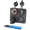 Marin Şarj + Voltmetre + Usb + Çakmak Soketi 12-24V