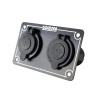 Goldsea Marin Şarj + Usb + VoltmetreGoldsea Marin Şarj + Usb Soketi Metal Çerçeveli 12-24V
