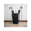 DEQQU Terraguard Metal Şemsiyelik Paslanmaz - 35.5cm (Kıvırcık Paspas Dahil)Siyah