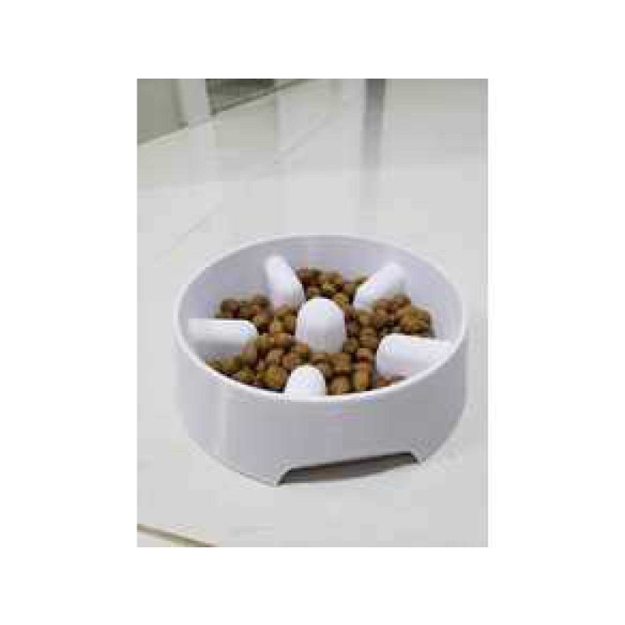 Bowl Kedi Köpek Yavaş Mama Yeme Happy Kabı Paws Yemek Kap