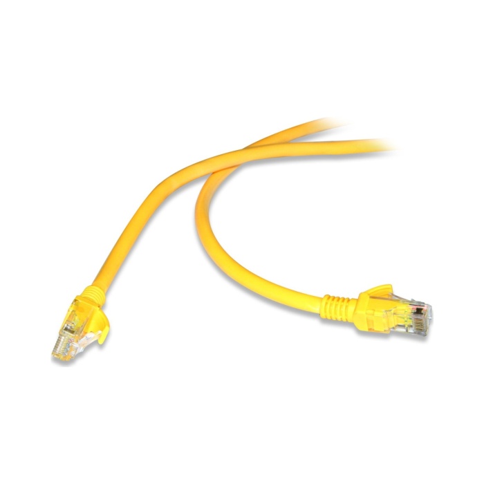Flaxes Fnk-6005S 50 Cm Cat6 (Patch) Network Kablosu Sarı
