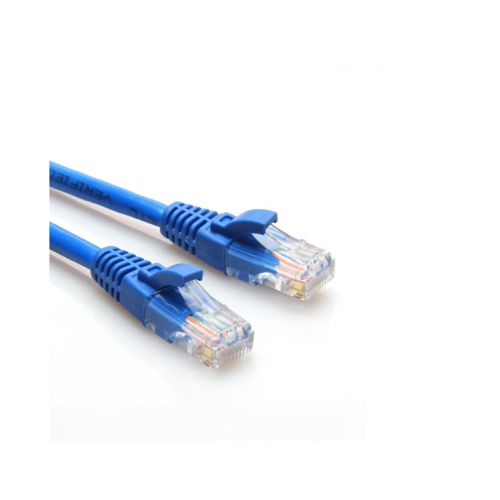 POWERGATE PC5-010M CAT5 Patch 1Mt Kablo (Mavi) 24AWG, 0,54mm