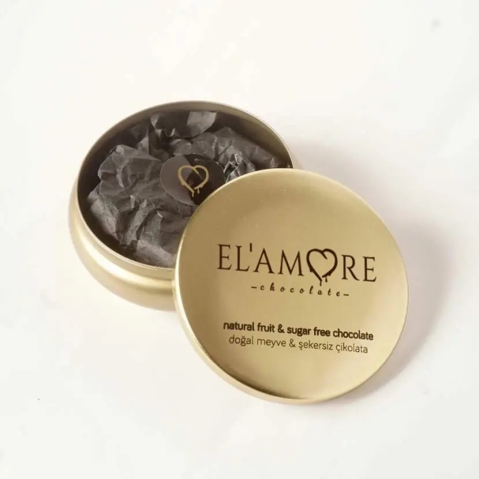 ELAMORE 150 G ŞEKERSİZ ÇİKOLATA KAPLI HURMALI