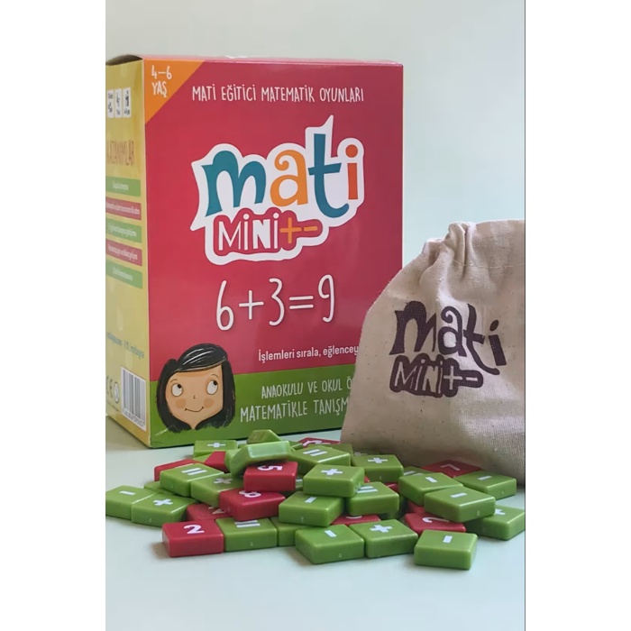 Mati Mini+ Çocuk Öğretici Zeka Oyunu Okul Öncesi Ve Anaokulu Için Sayılar Ve Matekle Tanışma