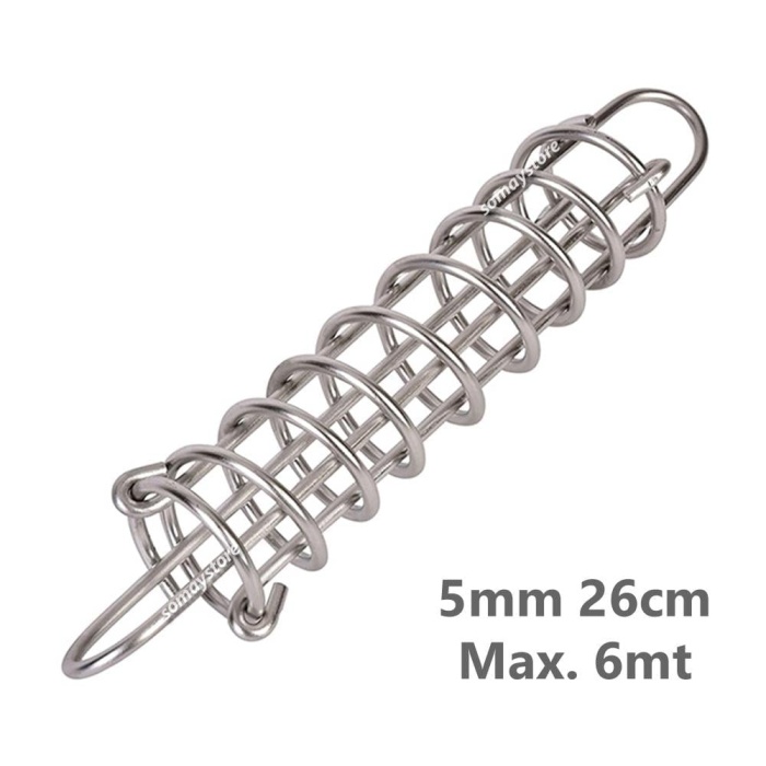 Sealux Halat Esnetme Yayı Galveniz 5MM 26CM