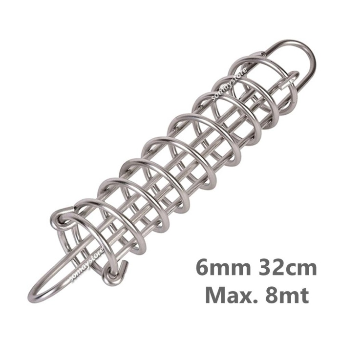 Sealux Halat Esnetme Yayı Galveniz 6MM 32CM
