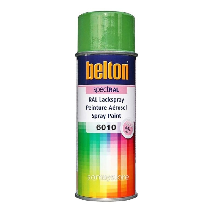 Belton SpectRAL Sprey Boya 400 Ml Parlak Ral 6010 Çimen Yeşili