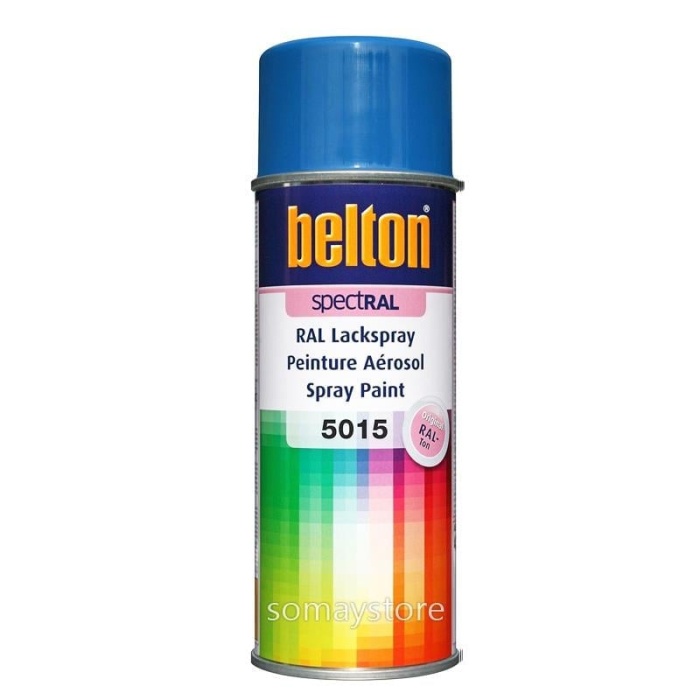 Belton SpectRAL Sprey Boya 400 Ml Mat Ral 9015 Gökyüzü Mavi