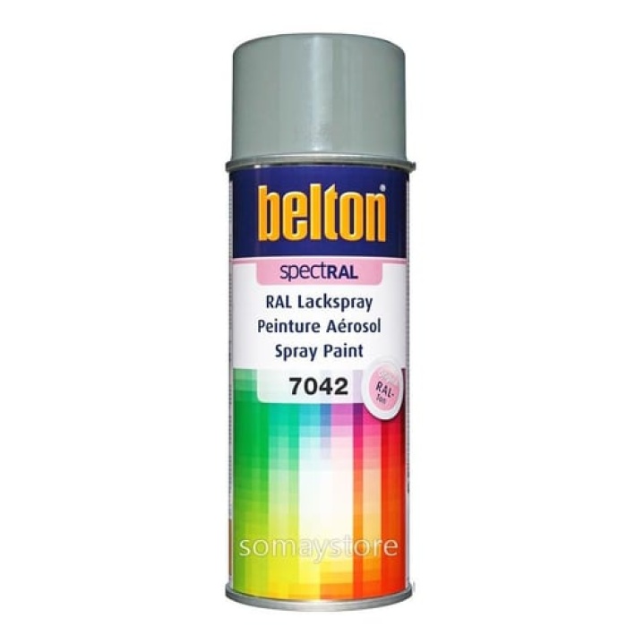 Belton SpectRAL Sprey Boya 400 Ml Mat Ral 7042 Trafik Gri