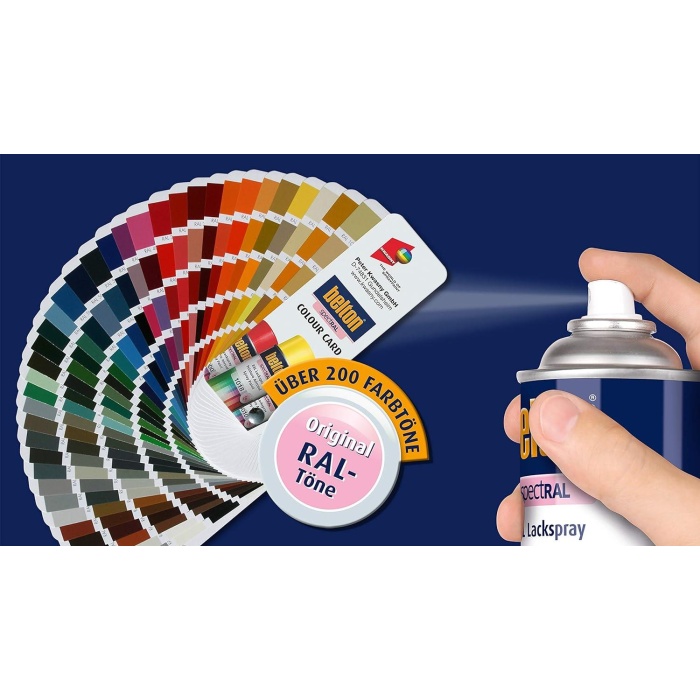 Belton SpectRAL Sprey Boya 400 Ml Mat Ral 7042 Trafik Gri