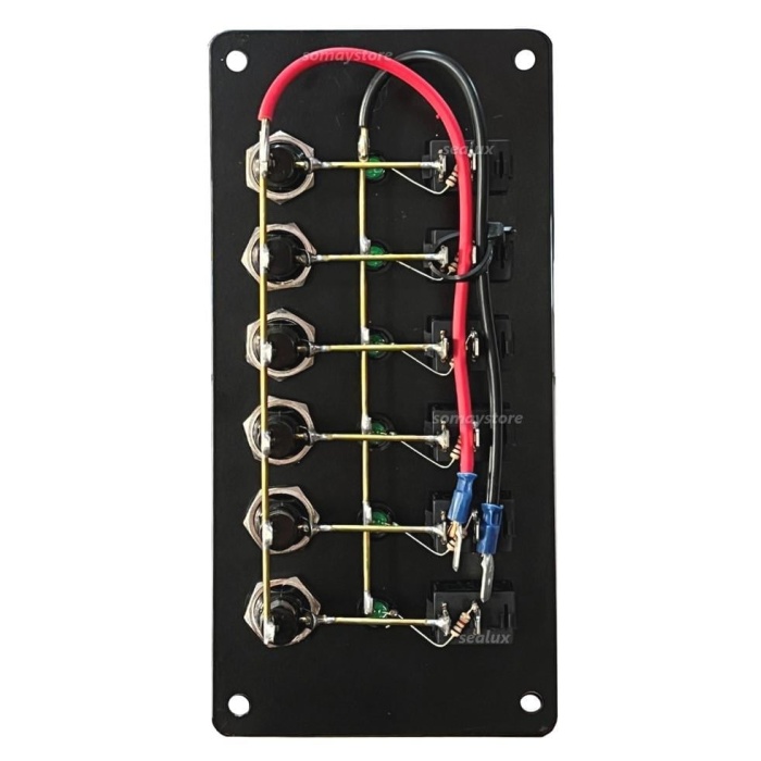 Sealux Switch Panel Tekne Kontrol Paneli Yatay 12/24v