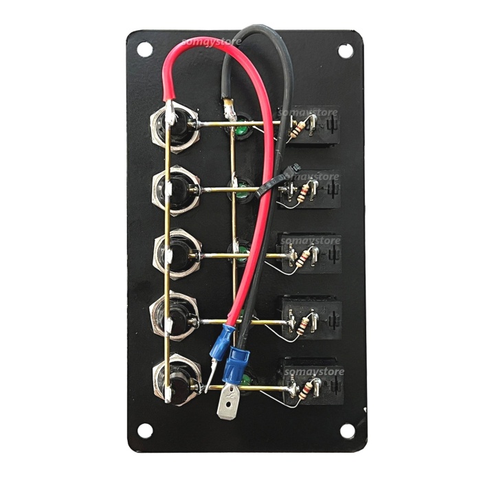 Sealux Switch Panel Tekne Kontrol Paneli Yatay 12/24v
