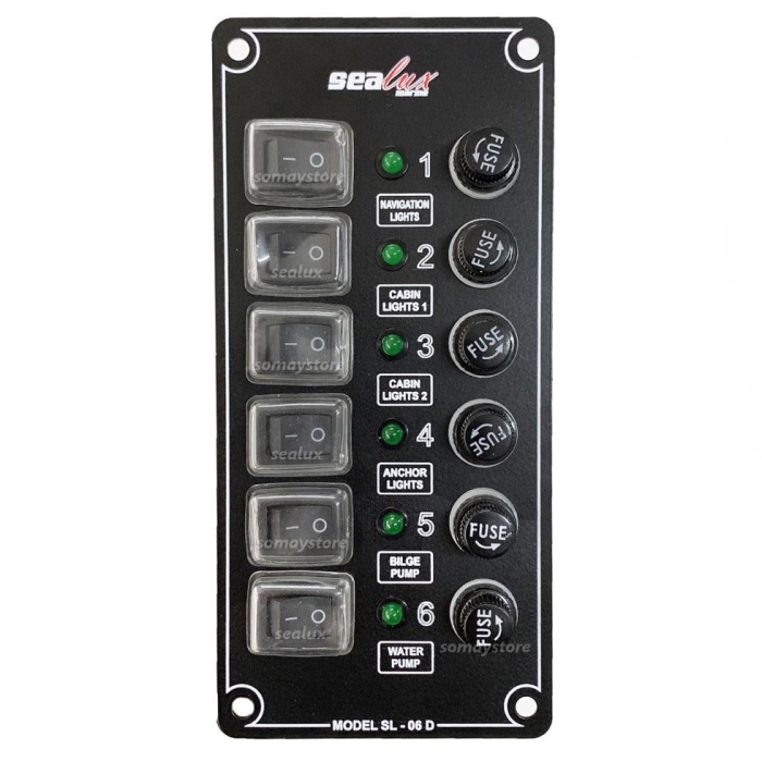 Sealux Switch Panel Tekne Kontrol Paneli Dikey 12/24v