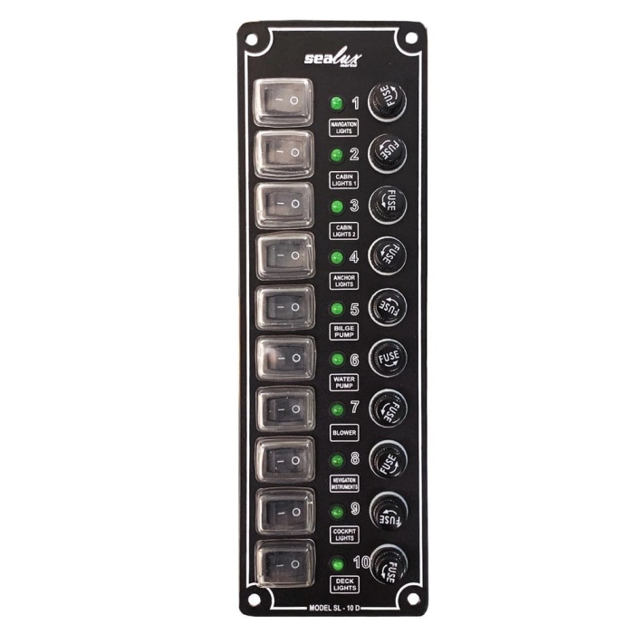 Sealux Switch Panel Tekne Kontrol Paneli Dikey 12/24v