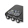 Apple iPhone 11 Metal Çerçeveli Kamera Koruma Lensi Siyah