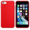Apple iPhone 6 İçi Kadife Silikon Kılıf Kırmızı