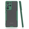 Samsung Galaxy S21 Ultra Rutepadyum Silikon Yeşil