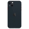 Apple iPhone 13 6.1 Transparent Slim Case Siyah