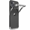 Apple iPhone 13 6.1 Parlak Lazer Silikon Kılıf Gümüş
