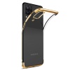 Samsung Galaxy M12 Parlak Lazer Silikon Kılıf Gold