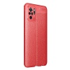 Xiaomi Redmi Note 10S Deri Görünümlü Silikon Kırmızı