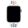 Apple Watch Series 3 38 MM Fileli Kordon Beyaz-Renkli