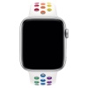 Apple Watch Series 6 44 MM Fileli Kordon Beyaz-Renkli