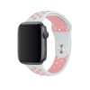 Apple Watch Series 6 44 MM Fileli Kordon Beyaz-Pembe