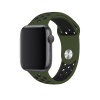 Apple Watch Series 6 44 MM Fileli Kordon Haki-Siyah
