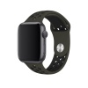 Apple Watch Series 6 44 MM Fileli Kordon Zeytin-Siyah