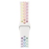 Apple Watch Series 7 45 MM Fileli Kordon Beyaz-Renkli