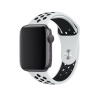 Apple Watch Series SE 40 MM Fileli Kordon Beyaz-Siyah