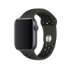 Apple Watch Series 9 41 MM Fileli Kordon Zeytin-Siyah