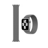 Apple Watch 6 38 MM Tek Parça LARGE Hasır Kordon Gri