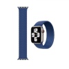 Apple Watch 6 40 MM Tek Parça LARGE Hasır Kordon Mavi