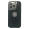 Hole Checkers Case Siyah iPhone 15