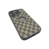 Hole Checkers Case Bej iPhone 15