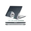 Macbook Air 13.3 M1 Çipli Uyumlu Kılıf 360 Derece Simli Parlak Tam Korumalı Case A1932/a2179/a2337