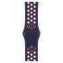 Apple Watch Series 7 41 MM Fileli Kordon Lacivert-Pembe