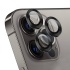 Apple iPhone 14 Pro Max 6.7 Metal Çerçeveli Kamera Koruma Lensi Siyah